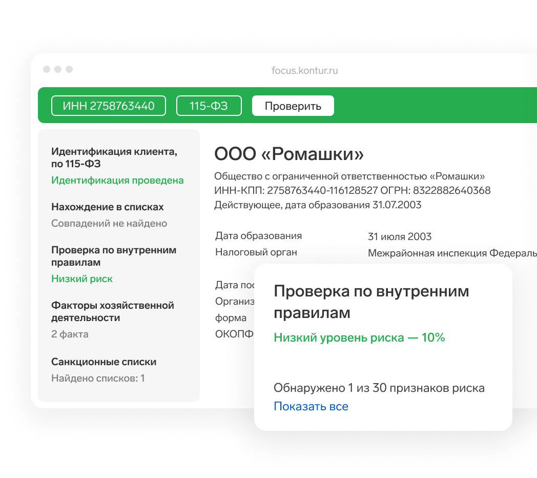 Соблюдение 115-ФЗ